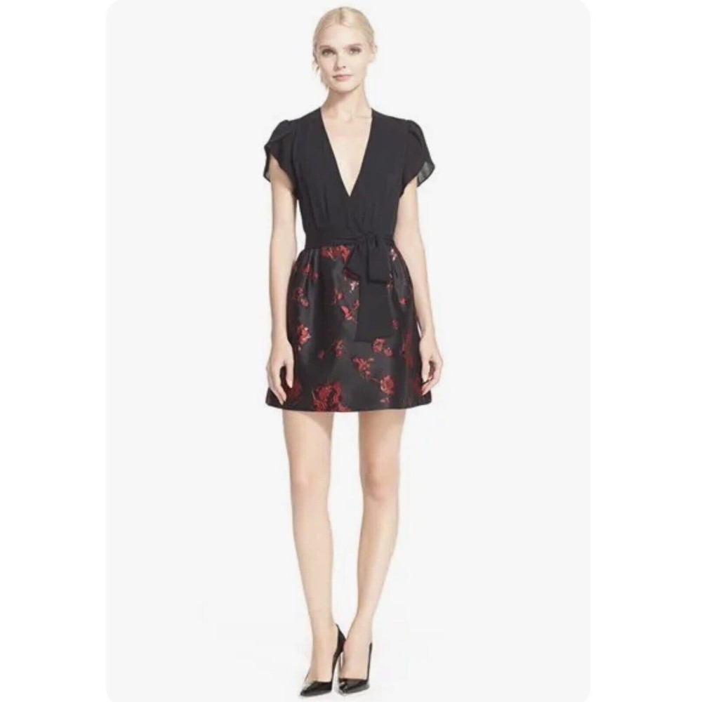 Diane von Furstenberg 'Ivy' Floral Brocade Dress 4